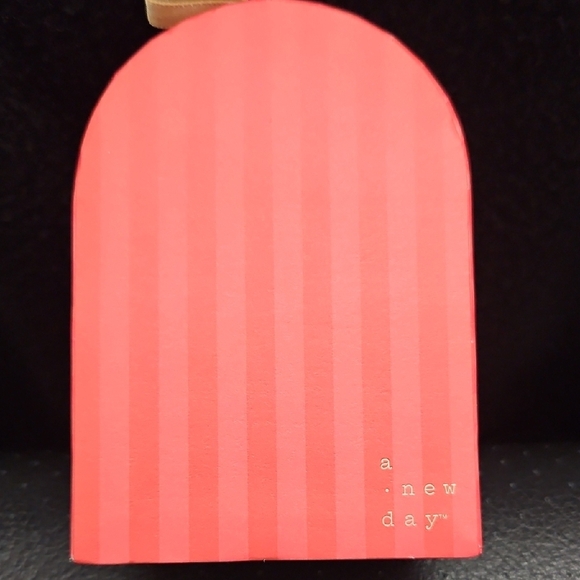 A New Day Gold Necklace with Heart and R Square Charm - Picture 2 of 3